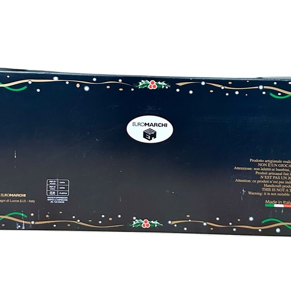 Euromarchi 8 Piece Holy Nativity Set 4” Christmas Figures Hand Crafted in Italy - Picture 5 of 16